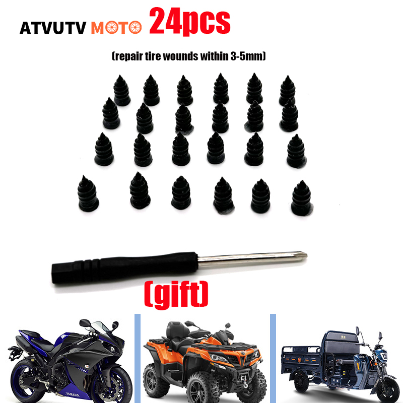 Tubeless Tire Sealant - 12 adet 24 adet motosiklet vakum