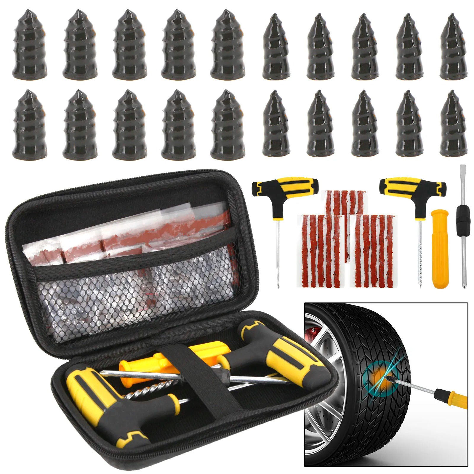 Tubeless Tire Sealant - Motosiklet Vakum Lastik Tamir Çivi Araba