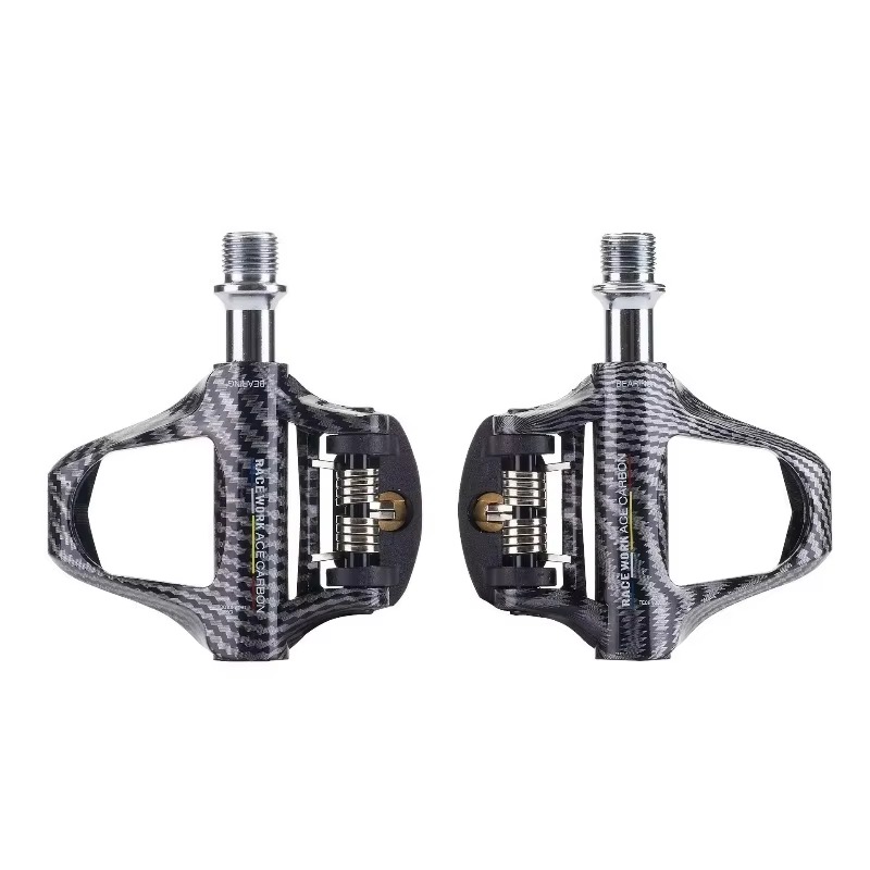 Gear In Cycling - Hafif Karbon Fiber Pedallar, Kilitli Kilitlerle